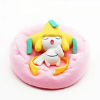 6 Pcs Anime Pokemon Model Kit Characters Figure Starry Dream Pikachu Eevee Series Car Interior Hand Sleeping Position Toys Gifts