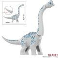 Jurassic Raptor Building Blocks Mini Dinosaur Construction Toy Set