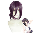 Rezze Cosplay Wig Anime Purple Brown Ponytail Hair Pelucas Halloween Party Role Play Wigs