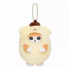 Kawaii Mofusand Cross-Dressing Sanrio Hello Kitty Kuromi Hanyodon Plush Keychain Pendant Anime Plush Backpack Pendant