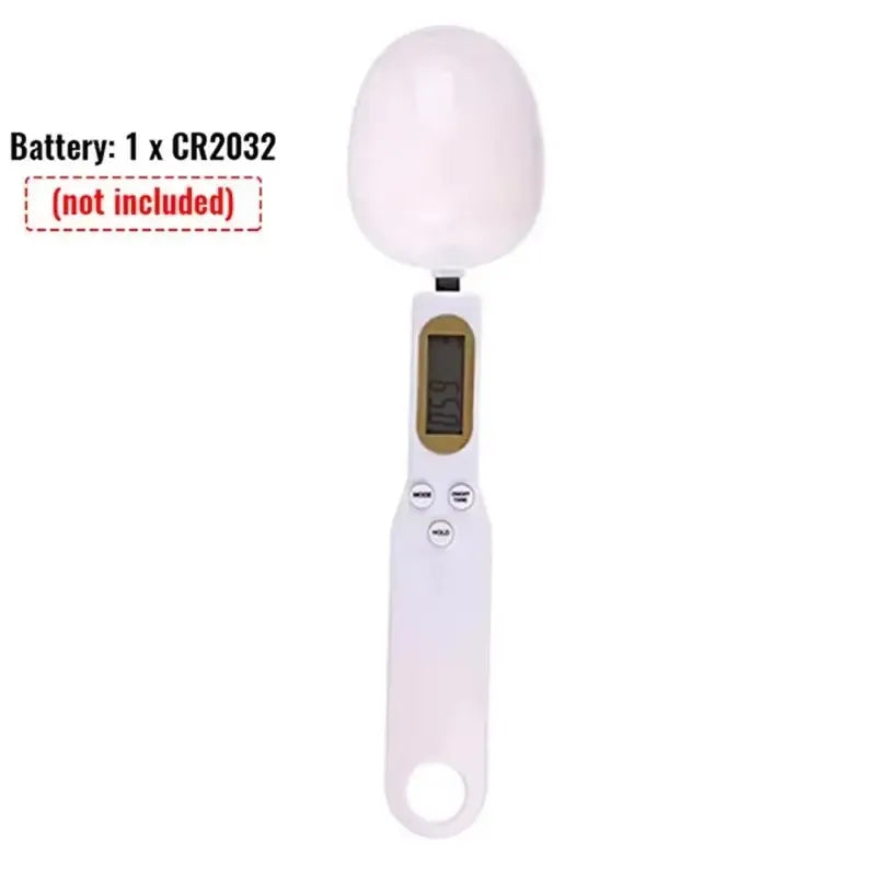 LCD Digital Measurement Adjustable Weighing Spoon Kitchen Scale Electronic Measuring Spoon Coffee Powder Scale Baking Scale