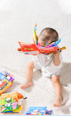 New 3D Visual Tail Cloth Book Baby Tear Resistant Biteable Cognitive Tool Interactive Parent-Child Fun Toddlers Enlighten Toys