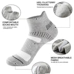 5 Pairs Men Spring Summe Autumn Cotton Sports Socks Mesh Breathable Running Basketball Cycling Male Short Socks Set For Men