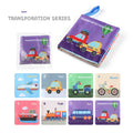 Soft Baby Books toys Montessori 3D Touch Feel High Contrast Cloth Book Sensory Early Learning games for kids Educational toys