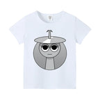 Sprunkis Boys Girls Child T Shirt Clothes Tops Children's Clothing Summer Cute Cotton Short Sleeve Tee New Kids Birthday Gifts