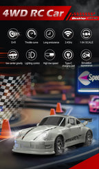 2026 New Kf20 1:64 Drift Rc Car Four-wheel remote-controlled racing car Full proportions Desk Competition Toy Boys Ideal gifts.