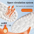 2pcs Self Heated Thermal Insoles for Feet Winter Warm Wool Thermal Memory Foam for Men Women Sports Shoes Self-heating Shoe Pads