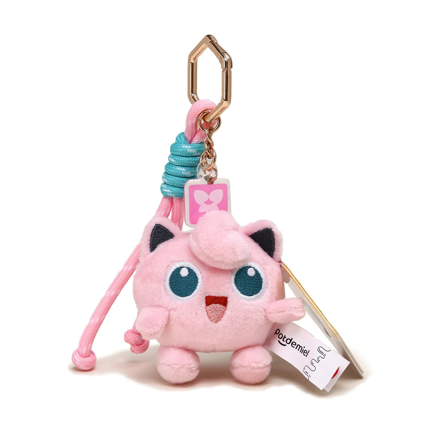 Original Anime Pokemon Kawaii Pikachu Keychain Gengar Mew Sprigatito Mimikyu Stuffed Toy Cute Plush Keyring Doll Pendant Gift