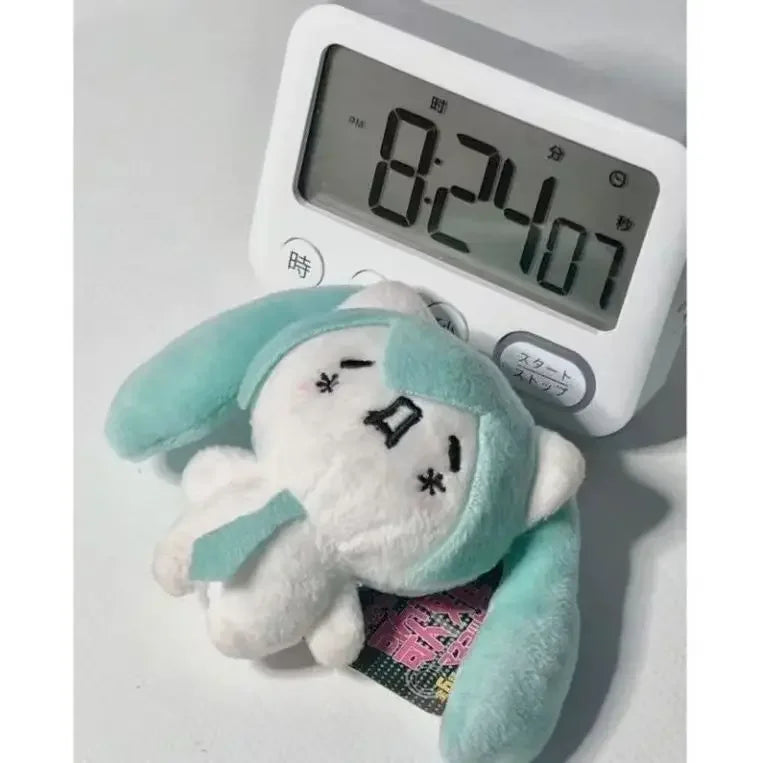 Hatsune Miku Anime Kawaii Mini Q Version Student School Bag Plush Doll Pendant Doll Keychain Girl Gift Accessories for Friends