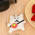 1/3 Pcs Cute Cartoon Puppy Doll Pendant Versatile Plush Doll Pendant Backpack Keychain Decorative Small Pendant