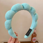 Fashion Sponge Headband For Women Hair Accessories Multifunction Head Band For Face Washing Makeup Removal Shower Hair Band