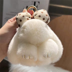 Pendant Plush Toy Bags Pendant Jewelry Ornament Fluffy Toy Doll Plush Bunny Keyring Plush Bunny Keychain Rabbit Fur Keychain