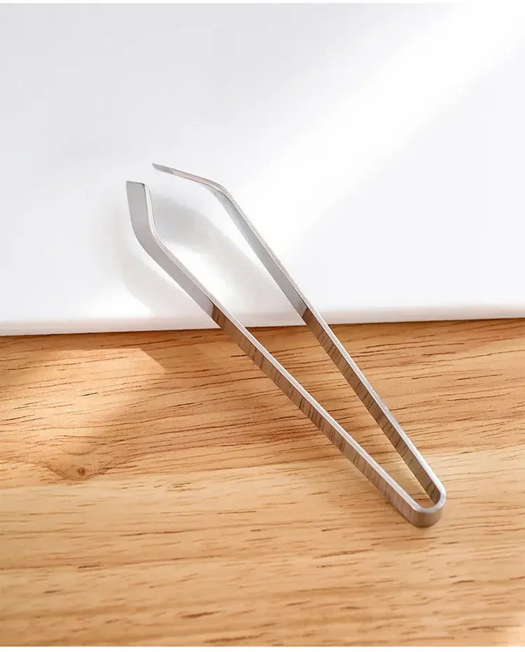 1pcs 430 Stainless Steel Fish Bone Tweezers Pincer Clip Puller Remover Tongs Fish Bone Plucking Clamp Kitchen Gadgets Tools