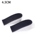 1Pair EVA Shock Absorbing Height Increase Insoles Casual Sports Shoes Insole for Feet Shoe Pads 2.3/3.3/4.3cm Growing Shoe Sole