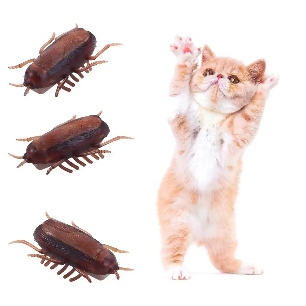 Electric Crawling Cockroach Toys Funny Simulation Fake Roach Prank Toys Trick Joke Toy Novelty Gadgets Scary Spoof Toy