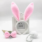 3pcs /set New June 1 Children's Day Holiday Party Activity Performance Animal Plush Rabbit Ears Hair Hoop Accessories Headdress