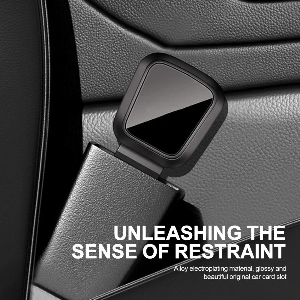 1/2PCS Car Seat Belt Clip Extender Safety Seatbelt Lock Buckle Plug Thick Insert Socket Extender Safety Buckle For Tesla Porsche