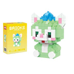 Disney 214 style Winnie LinaBell StellaLou Building Blocks Princess Cartoon Figrues Bricks Children's Assembly Toys Model Gift