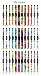 Mario Bros Digital Watch for Kids Waterproof Sport Wristband Luigi Princess Peach Yoshi Bowser Action Figures Children
