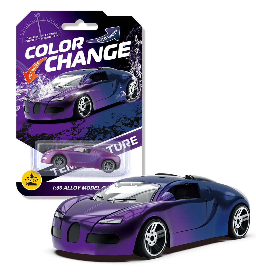 Alloy Off road model mini set toy racing car Color Changing Temperature Sensing Inertial Cars Model for bath Pool Water Toy