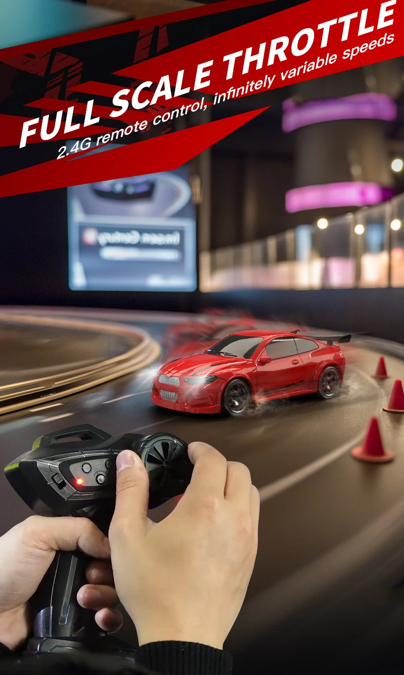 2026 New Kf20 1:64 Drift Rc Car Four-wheel remote-controlled racing car Full proportions Desk Competition Toy Boys Ideal gifts.