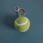 Creative Crochet Soccer Keyrings Wholesale Knitting Basketball Keychain Cute Sport Ball Series Crochet Keychain Custom Accessory