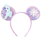 Mickey Cartoon Olaf Headbands for Kids Cute Snowman Ears Hair Accessories Women Elsa Frozen Hairband Girls Cosplay Headwear Gift