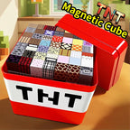 Magnetic building block toy storage box set Children's DIY assembly toys Table-top play blocks Christmas Thanksgiving Day gift