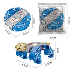 New creative decompression  drop resistant fingertip Rotational gyroscope mechanical deformation robot children's toy Boy Gift