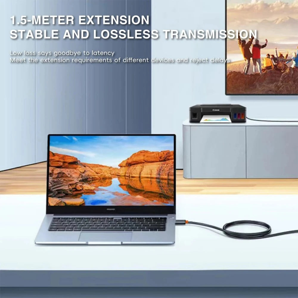 USB 2.0 Extension Cable Male to Female Extender Cable Fast Speed USB /2.0 Extended for laptop PC USB  Extension