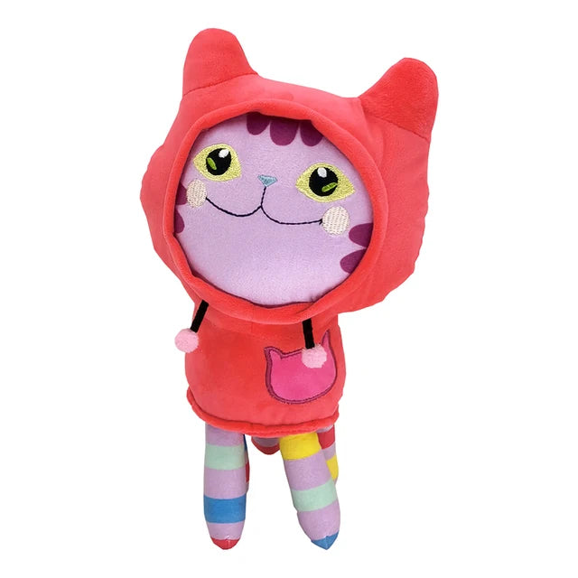 Hot Gabby Dollhouse Plush Toy Mercat Cartoon Stuffed Animals Smiling Cat Car Cat Hug Gaby Girl Dolls Kids Birthday Gifts