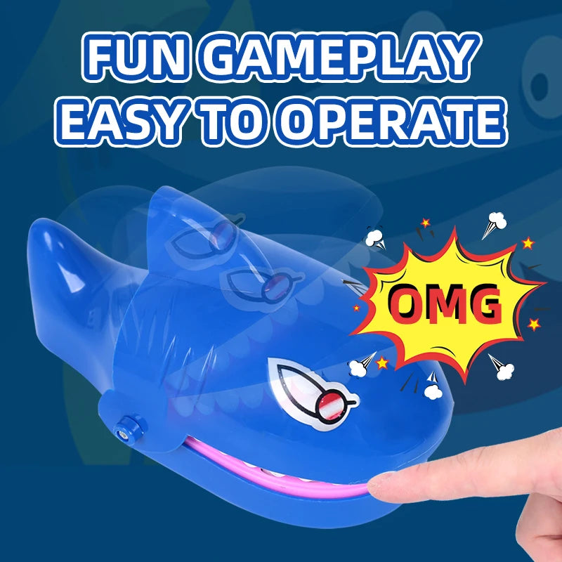 Prank Pirate Bucket with Sword, Shark Attack Bucket, Finger-Biting Table Toy.