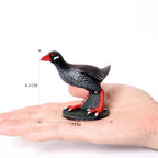 Simulation Bird Animal Kingfisher Robin Magpie Pigeon Hummingbird Model Action Figure Garden Decoration Miniature Figurines Toys