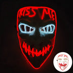 Multi Style Glowing LED Purge Mask Professional Wireless Luminous Party Mask Flashing Decorative Headgear Masker For Halloween