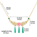 Anime The Apothecary Diaries Maomao Cosplay Necklace Earrings for Women Girls Accessories Halloween Gift
