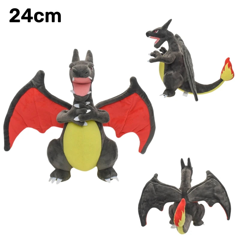 Black Pokemon Stuffed Toys Pikachu Umbreon Psyduck Snorlax Mew Rayquaza Charizard Greninja Darkrai Rillaboom Plush Soft Toy