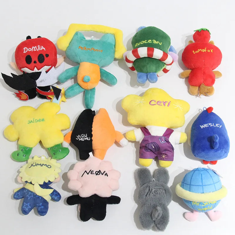 Thailand GMMTV CP Plush Keychain Cartoon Cute Filling PP Cotton Pendant JAIDEE BABII WIN ForceBook AouBoom Fans Colletion Gift