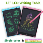 12 inch LCD Early coaching board light energy drawing board Colorful children's electronic handwriting board Birthday gift