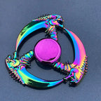 Dragon Wings Hand Spinner Alloy Low Noise Metal Rainbow Finger Spinner Anti-Anxiety High Speed Fingertip Gyro Birthday Gift