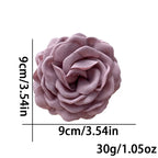 1/2/6pcs Stereoscopic Rose Flower Hair Clip Fpr Women Elegant Back of The Head Hair Shark Clip Fashionable Girl Hair Accessories