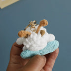 Funny Sheep Doll Crochet Keychains Custom Crochet Cartoon Animal Doll Series Keyring Knitting Bee Doll Cute Keychain Wholesale