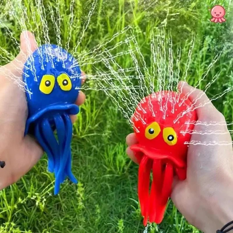 Super Cute pinch Squeeze Water Octopus Stress Relief Toy Bathing Playing With Water Shower Decoration Summer Swimming Gifts
