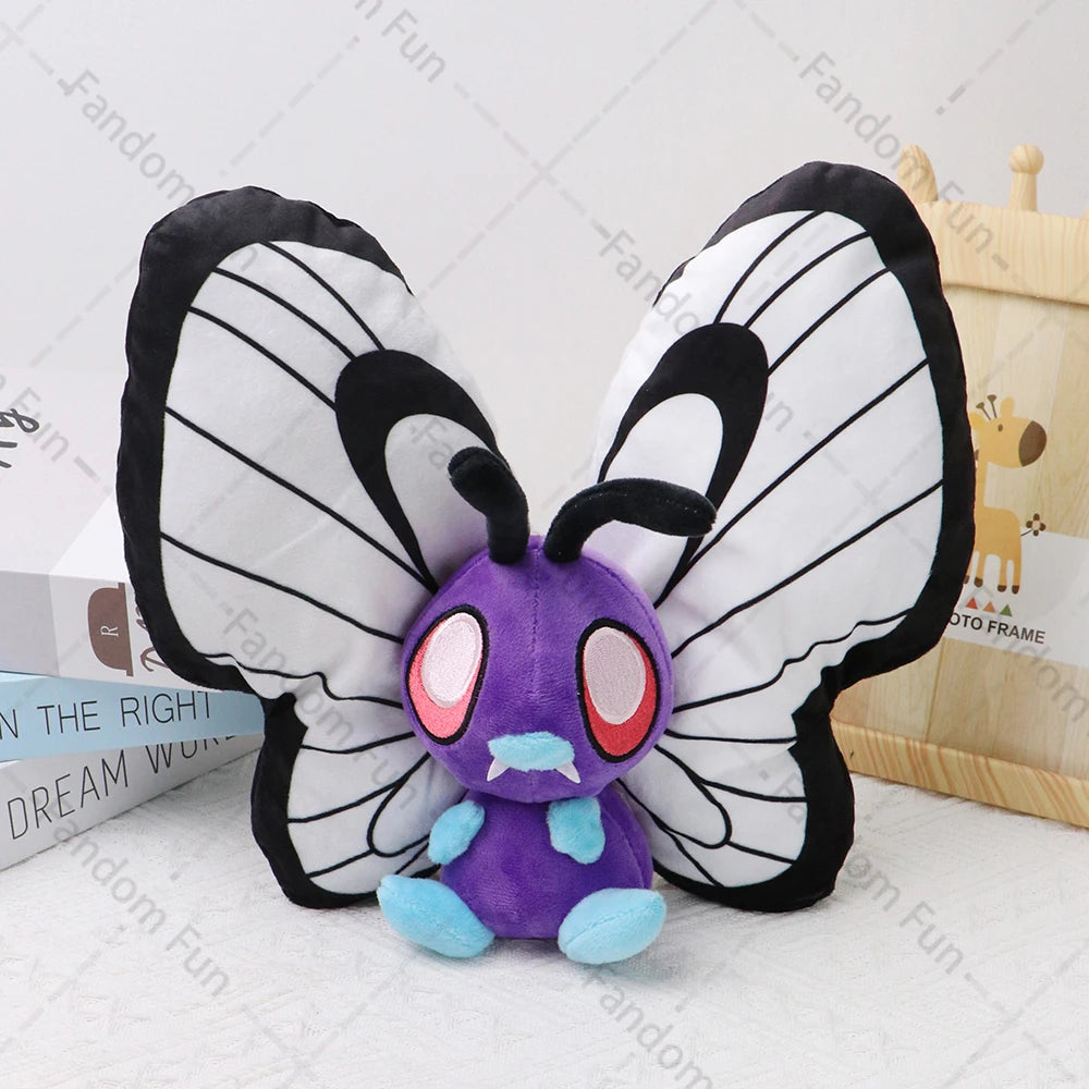 Pokemon Butterfree Plush Toys Butterfly Caterpie Scolipede Plushies  Soft Stuffed Animal Cute Dolls Christmas Halloween Gifts