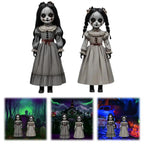 2D Halloween Ghost Doll Ground Plug-in Decoration Spooky Holiday Atmosphere For Patios Porches Outdoor Garden Horror Prop Deco