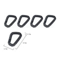 Tactical Carabiner Molle Clip Plastic Buckle ITW Keychain D-Ring Hard Hook Spring Snap EDC Gear Camping Hiking Outdoor Tools