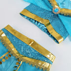 Aladding and the Magic Lamp Jasmine Fairy Costume Princess Dress up for Little Girl Fancy 2026 Halloween Carnival Cosplay Outfit