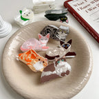1/2/3/5pcs cat hairpin lady cute little hairpin short long hair hairpin for daughter lover girl school partner