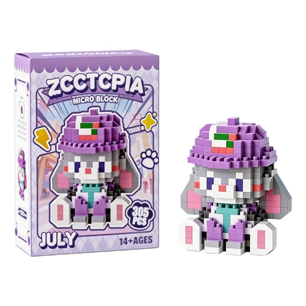 Disney Zootopia Small LinaBell Building Blocks Judy Nick Model Donald Duck Education Lotso Toys Mickey Mouse For Kids Birthday