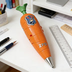 NEW Carrot Recorder Pen | for Kids | 60s Mini Recorder | 2-in-1 Gel Pen Stationery-----