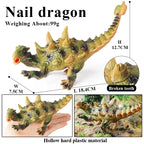 Oenux Jurassic Dinosaurs Indominus Rex Mosasaurus Saichania Dilophosauridae Spinosaurus Model Action Figures Collection Kid Toy